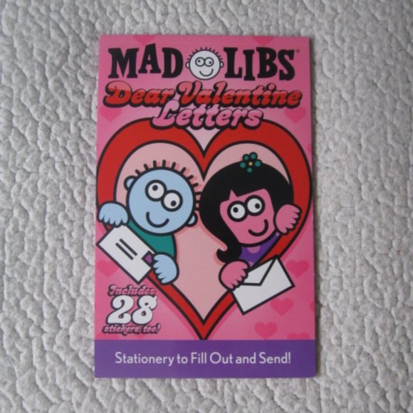 5/$20 Mad Libs Dear Valentine Letters - Picture 1 of 2
